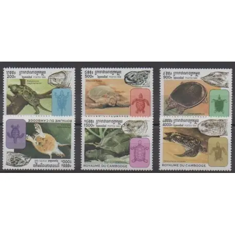Acheter En Ligne Cambodge - 1998 - No 1556/1561 - Tortues