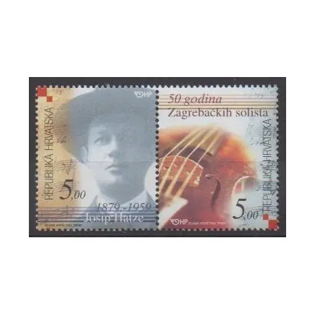 Authentique Croatie - 2004 - No 628/629 - Musique