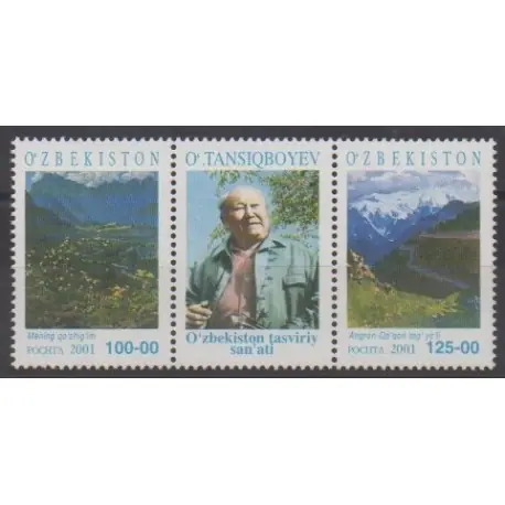 Promotion Saisonnière Ouzbékistan - 2001 - No 223/224 - Peinture