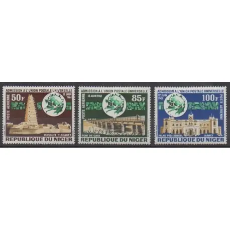 Niger - 1963 - No PA23/PA25 - Service postal - Neufs avec charnière Premium