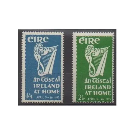Irlande - 1953 - No 118/119 - Folklore Expédition Rapide