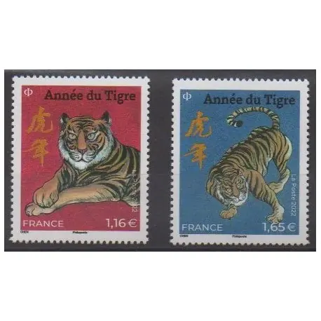 France - Poste - 2022 - No 5548 et 5550 - Horoscope Soldes