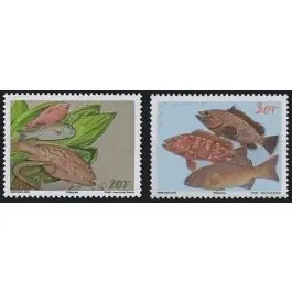 Timbre de collection Polynesie Francaise - 2025 Poissons - Hors Abonnement Prix Choc