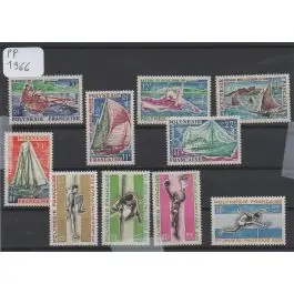 Garantie Incluse Timbre de collection Polynesie Francaise - Anne 1966