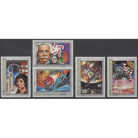 Paiement Sécurisé Comores - 1976 - No 162/166 - Espace