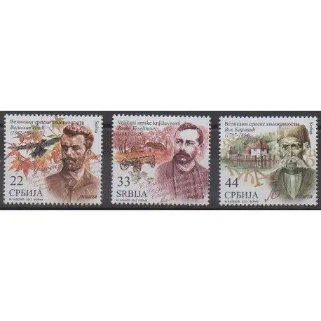 Prix Cassé Serbie - 2012 - No 464/466 - Littérature