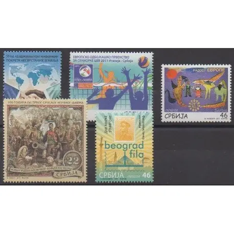 Nouveauté Serbie - 2011 - No 425/429
