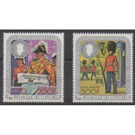 Prix Réduit Comores - 1978 - No PA141/PA142 - Royauté - Principauté
