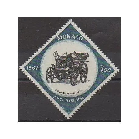 Prix Cassé Monaco - Poste aérienne - 1967 - No PA91 - Voitures