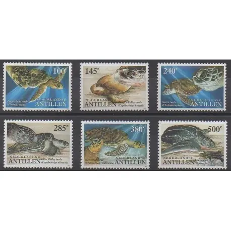 Meilleure Qualité Antilles néerlandaises - 2004 - No 1484/1489 - Tortues
