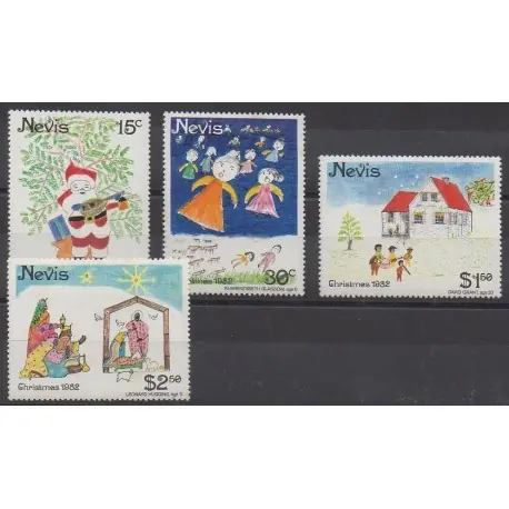 Nevis - 1982 - No 100/103 - Noël Pas Cher