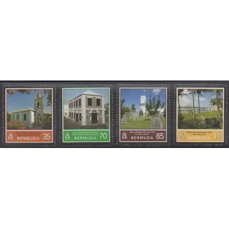 Haute Qualité Bermudes - 2010 - No 1000/1003 - Sites