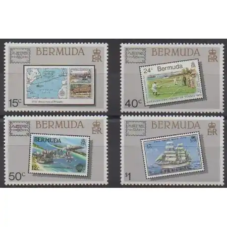 Acheter En Ligne Bermudes - 1986 - No 487/490 - Timbres sur timbres