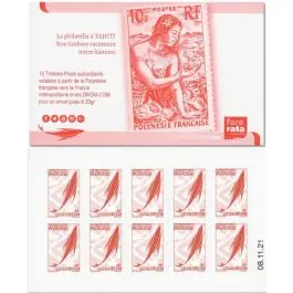 Certifié Timbre de collection Polynesie Francaise - Carnet 1288