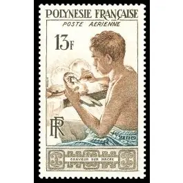 Timbre de collection Polynesie Francaise - Poste Arienne 001 Offre Du Jour