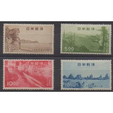 Meilleure Vente Japon - 1949 - No 412/415 - Parcs et jardins - Neufs avec charnière