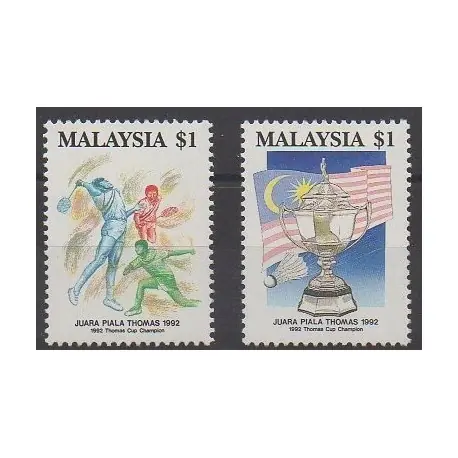 Livraison Gratuite Malaisie - 1992 - No 485/486 - Sports divers