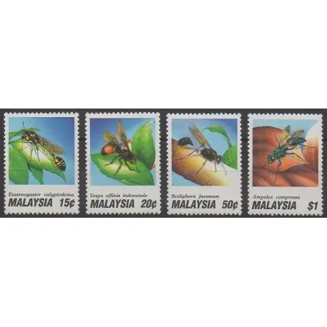 Acheter En Ligne Malaisie - 1991 - No 468/471 - Insectes