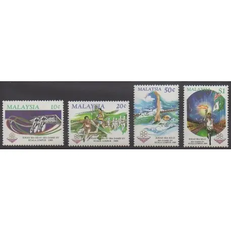 Malaisie - 1989 - No 422/425 - Sports divers Prix Bas