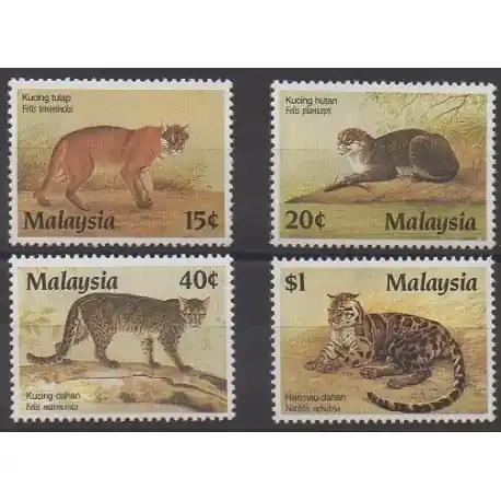 Malaisie - 1987 - No 389/392 - Mammifères Produit De Marque