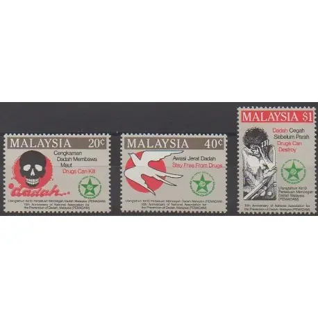 Malaisie - 1986 - No 351/353 - Santé ou Croix-Rouge Bon Marché