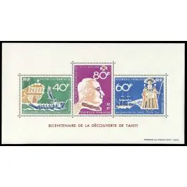 Timbre de collection Polynesie Francaise - Bloc Feuillet 01 Livraison Mondiale