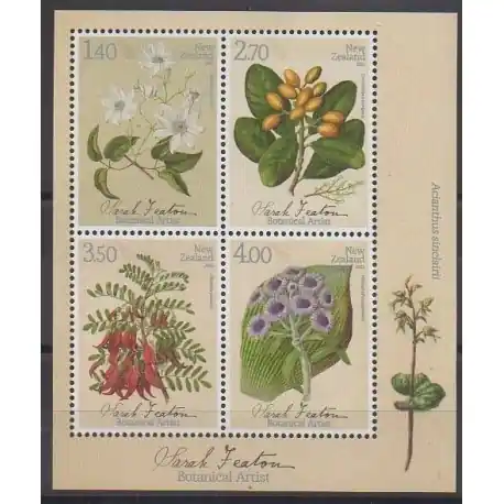 Nouvelle-Zélande - 2021 - No BF402 - Fleurs Garantie Incluse