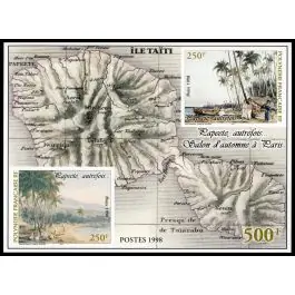 Original Timbre de collection Polynesie Francaise - Bloc Feuillet 23