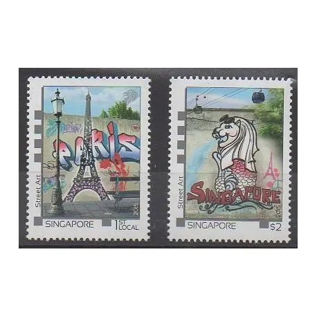 Acheter En Ligne Singapour - 2015 - No 2096/2097 - Peinture