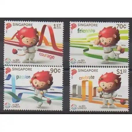 Prix Choc Singapour - 2015 - No 2092/2095 - Sports divers