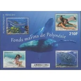 Timbre de collection Polynesie Francaise - Bloc Feuillet 46 Artisanat