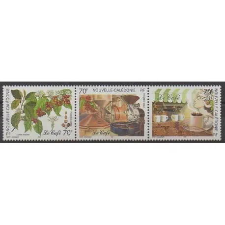 Nouvelle-Calédonie - 2002 - No 869/871 - Gastronomie Livraison Express