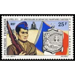 Soldes Timbre de collection Polynesie Francaise - Poste Arienne 047