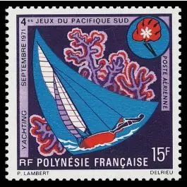 Timbre de collection Polynesie Francaise - Poste Arienne 051 Soldes