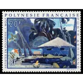 Timbre de collection Polynesie Francaise - Poste Arienne 055 Prix Bas