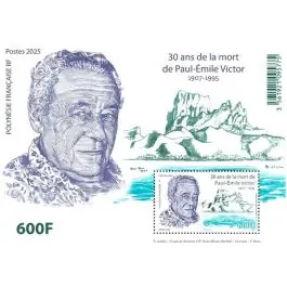 Meilleure Vente Timbre de collection Polynesie Francaise - Bloc Feuillet 62 Paul Emile Victor