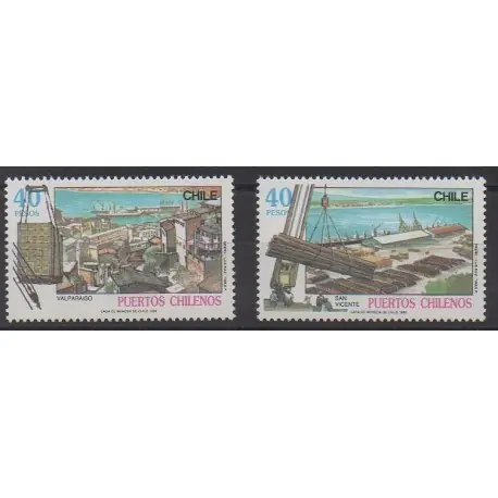 Offre Du Jour Chili - 1990 - No 961/962 - Sites