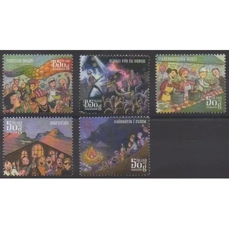 Islande - 2013 - No 1316/1320 - Folklore Nouvel Arrivage