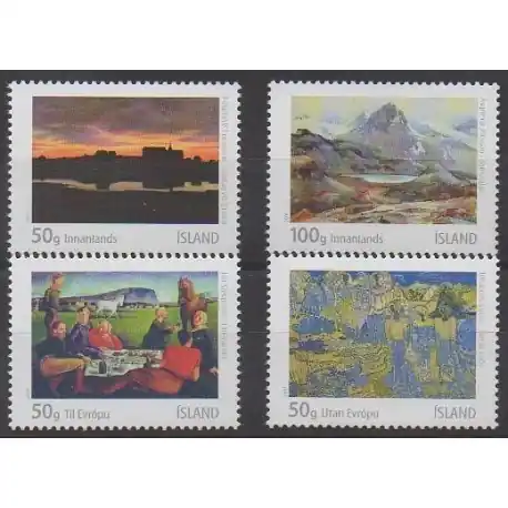 Islande - 2011 - No 1261/1264 - Peinture Original