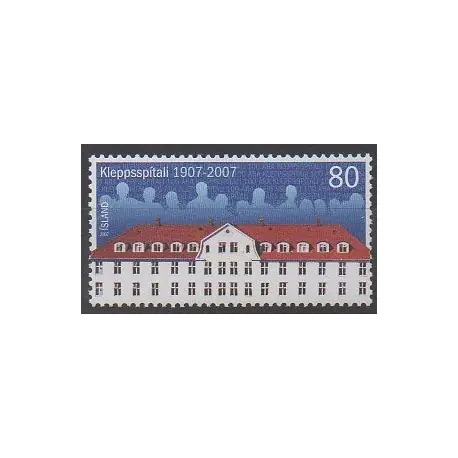 Islande - 2007 - No 1111 - Santé ou Croix-Rouge Vente Flash