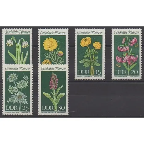 Allemagne orientale (RDA) - 1969 - No 1152/1157 - Fleurs Offre Exclusive
