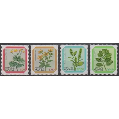 Portugal (Açores) - 1981 - No 334/337 - Fleurs Meilleure Vente
