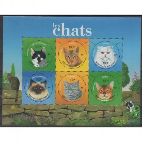 Prix Choc Nouvelle-Calédonie - Blocs et feuillets - 2004 - No F923 - Chats