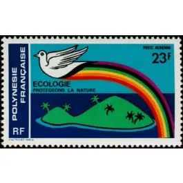 Super Prix Timbre de collection Polynesie Francaise - Poste Arienne 141