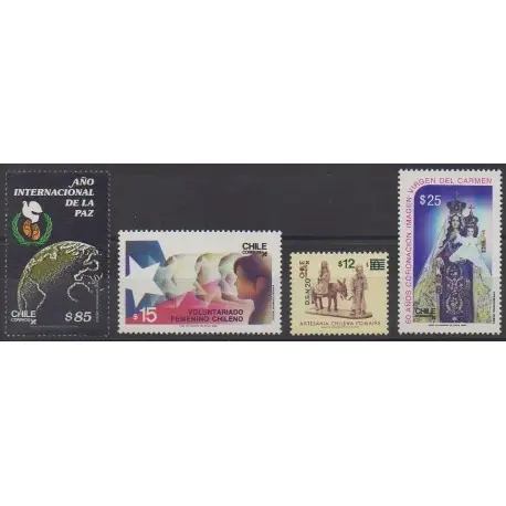 Chili - 1986 - No 764/767 Gros Lot