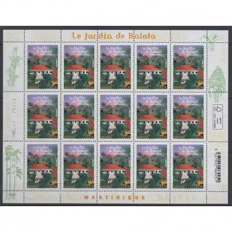 Pas Cher France - Feuillets de France - 2022 - No F64 - Le jardin de Balata