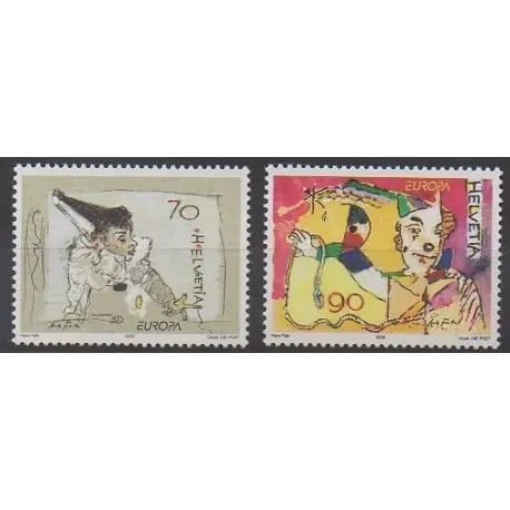 Bon Marché Suisse - 2002 - No 1719/1720 - Cirque ou magie - Europa