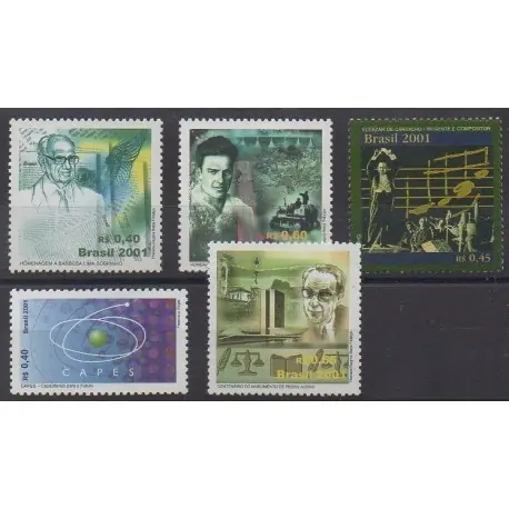 Brésil - 2001 - No 2698/2702 Quantité Limitée