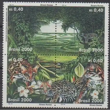 Livraison Mondiale Brésil - 2000 - No 2588/2591 - Environnement