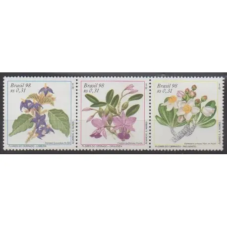 Brésil - 1998 - No 2478/2480 - Fleurs Haute Qualité